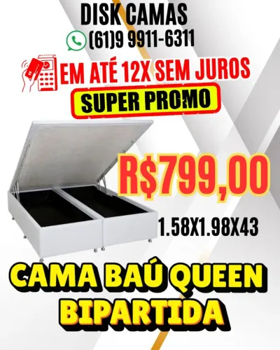 Cama baú Queen 158x198