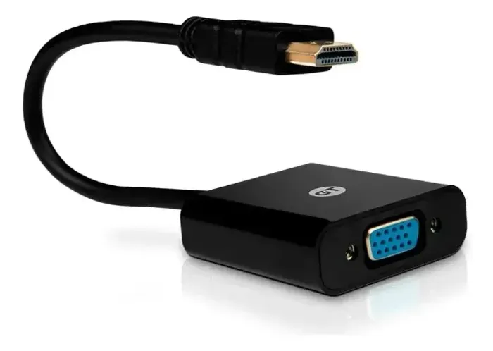 Cabo Adaptador Hdmi Para Vga E Tv Pc Xbox360 Notebook Projetor Audio E Video