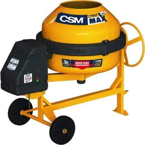 BETONEIRA CSM 1 TRAÇO MAX 400L MONOFÁSICO - NOVA - C/NOTA FISCAL