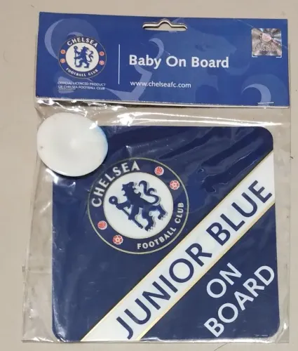 Placa 'Junior Blue On Board' Chelsea