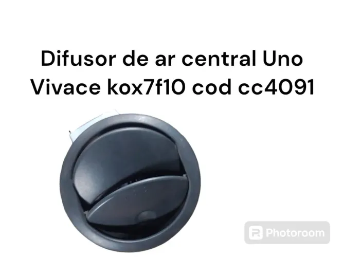Difusor De Ar Condicionado Fiat Uno Vivace Cod Cc4091