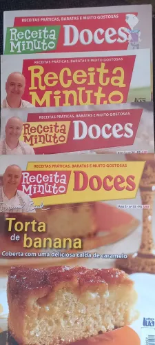 Revistas de receitas 20 unidades receitas variadas 
