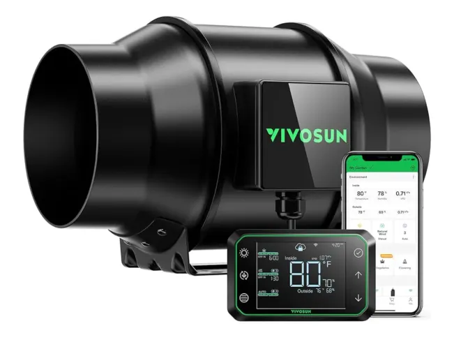 Ventilador de Duto em Linha AeroZesh G6