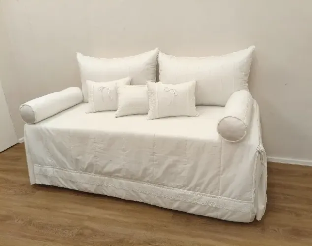 Enxoval bebê cama auxiliar Percal 400 fios.
