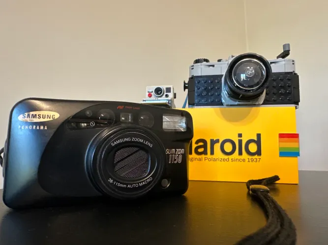 Samsung Slim Zoom 1150 Panorama - Câmera analógica com super zoom