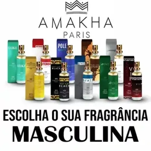 Perfumes de bolso elegantes e sofisticados amakha paris.