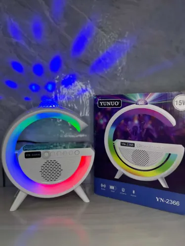 Caixa de som com led e carregador por indução - ENTREGA A DOMICÍLIO