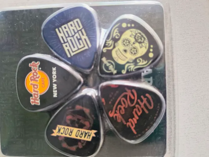 Kit de palhetas hard rock café 