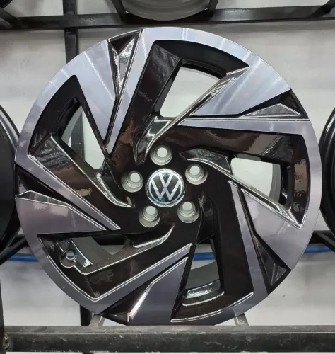 Rodas aro 15 Nivus 2025 Fumê 5x100 Novas( ACEITO CREDISHOP)