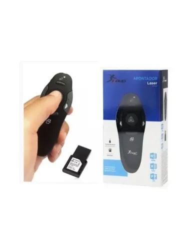 APRESENTADOR DE SLIDE LASER POINT 7 BOTÕES 15 METROS KNUP KP-8009 PRETO