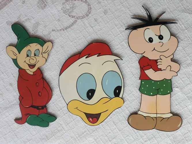 Dunga - Huguinho - Cebolinha - Personagens de pendurar