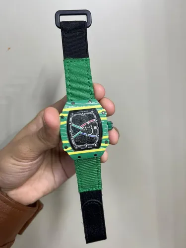 Relógio Fino Elegante com Pulseira em Velcro Envio Rápido e Seguro