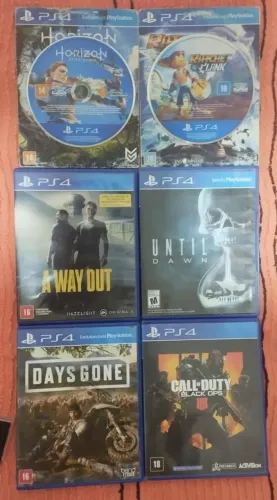Jogos PS4 Mídia Física