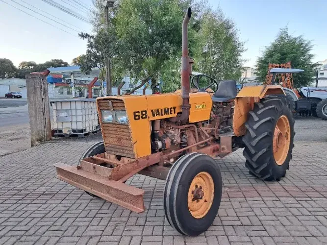 Trator Agrícola Valmet 68 4x2 (Simples), Ano 1984, Pintura Original, Impecável