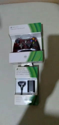 play charge kit xbox 360 + controller wireless ediçao gear of war