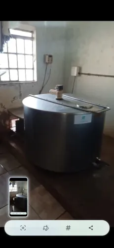 Tanque leite de 500 litros e ordenha completa