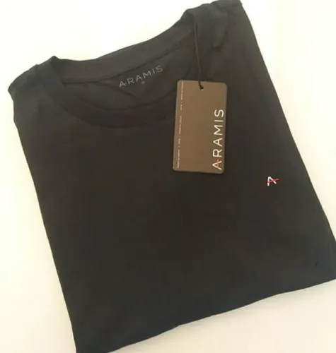 Camiseta aramis, cor preta tam g