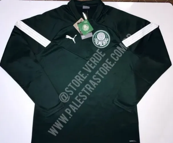 BLUSA TREINO PALMEIRAS 2023 VERDE ESCURO - PUMA