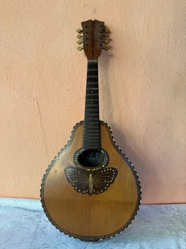 Lote 3 Instrumentos Centenários Bandolins A.L.Tavares + Guitarra C.Wehrs 1915