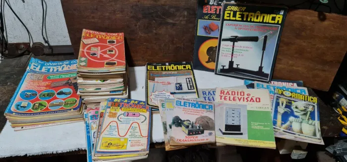 Coleções de Revistas de Eletrônica - 56 exemplares
