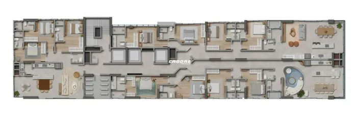 Apartamento com Vista Mar no Arium Residence Perequê, Porto Belo/SC I Cadore Imóveis