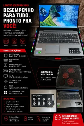 Notebook Lenovo ideapad s145