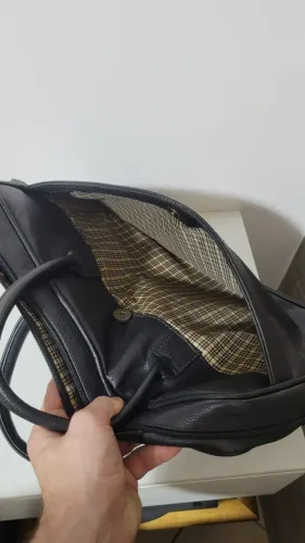 Bolsa/maleta feminina de Couro