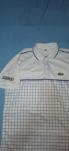 Polo lacoste meia quadri p baixo
