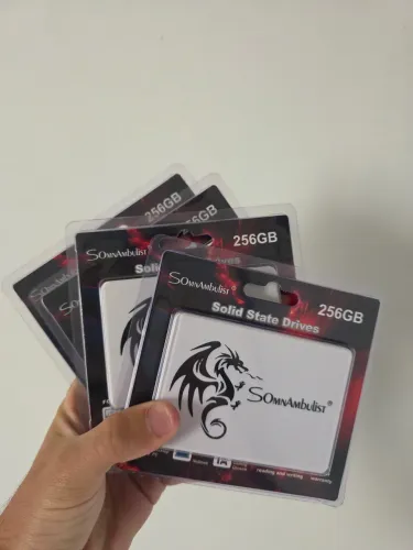 SSD 256gb novo a pronta entrega