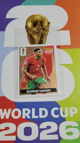 Figurinha Extra Original Panini Copa Mundo Fifa 2026 Legend Hakimi