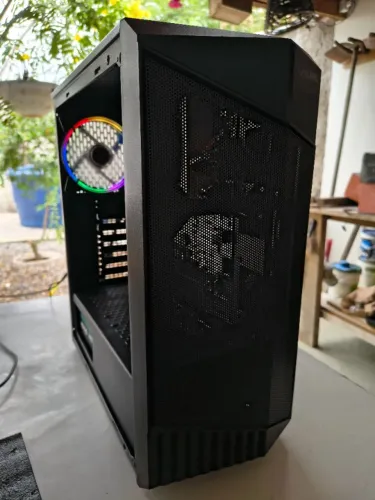PC Gamer Ryzen 5 5600G - 16Gb de RAM - NVME 512Gb - placa mãe ASROCK B550M PRO SE WHITE