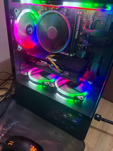 PC Gamer Completo RX 580 8GB + 16GB RAM + Monitor + Cadeira Gamer
