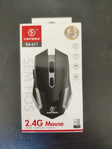 Mouse Sem Fio Kapbom KA-611 2.4G Óptico USB