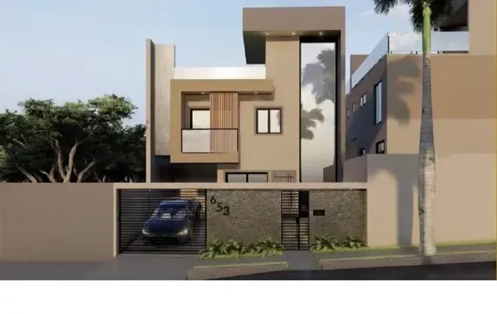 Sobrado Novo! 137m², no Condomínio Residencial Arvoredo Bairro Capão Raso