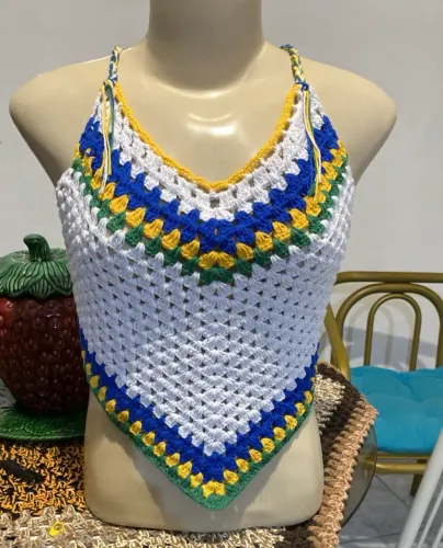 Crochê Brasil Copa 