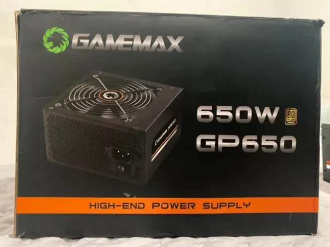 Fonte Gamemax 650w 80 plus bronze
