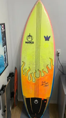 Prancha Funboard 7'4 85L Marco Surfboard + Quilhas e Leash