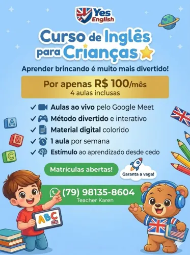 AULAS DE INGLÊS 