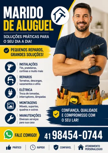 Marido de aluguel (pequenos reparos)