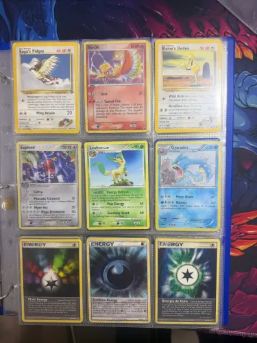 Fichario/pasta Pokémon antigas