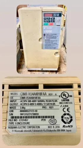 Inversor de Frequência Yaskawa 10 Cv 17,5 Amp 380v