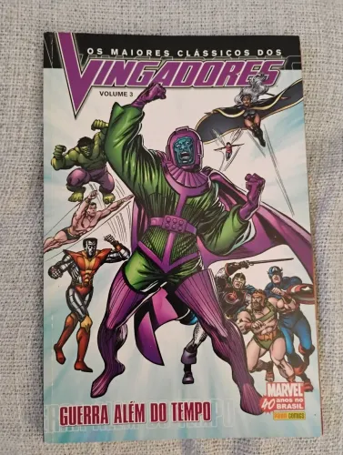 OS MAIORES CLÁSSICOS DOS VINGADORES VOLUME 3 (05/2007) PANINI