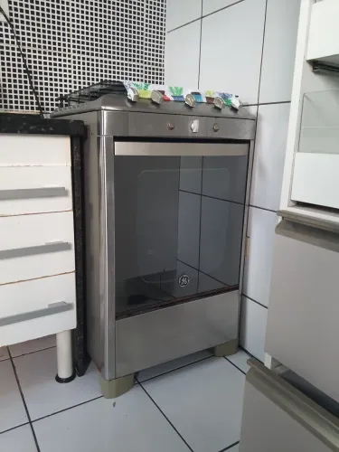 Fogão GE inox 4 Queimadores