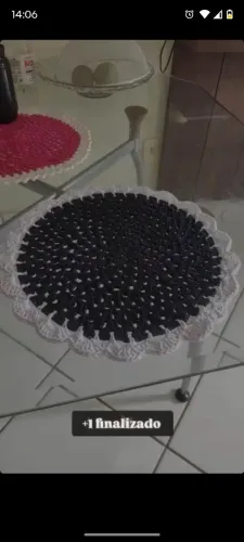 Peça de crochê
