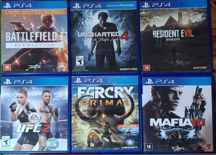 Jogos para ps4 semi novos 