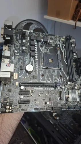 Kit gabinete, Asus Prime A320m-k e R5 4600g (ler descrição)