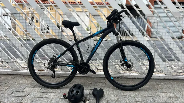 Bicicleta Adulta MTB ST 100 Aro 29 Rockrider Preto