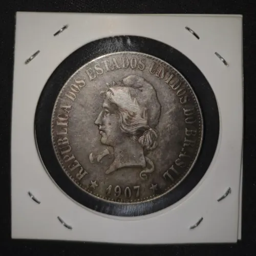 Moeda de Prata 2.000 réis 1907