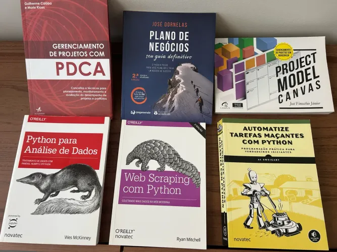 Kit Livros Python entre outros