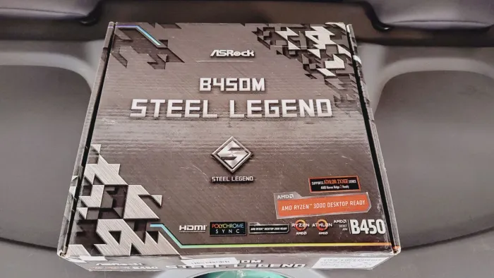 Placa Mãe B450M Steel Legend (LEIA A DESCRIÇÃO!)